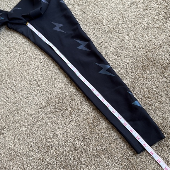 Ultracor Lightning Bolt Appliquéd Stretch Leggings Black - Picture 9 of 10